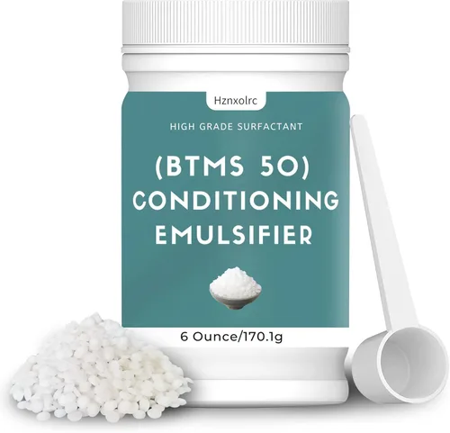 Vista 8 de Emulsionante acondicionador BTMS 50 de 16 onzas para hacer acondicionador sin enjuague, gránulos emulsionantes acondicionadores BTMS 50 premium