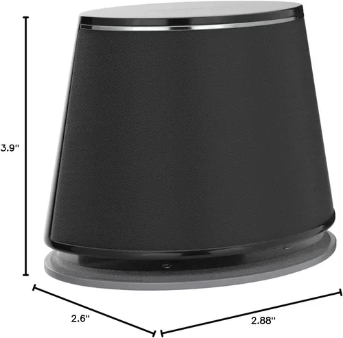 Vista 5 de Amazon Basics - Altavoces estéreo 2.0 para PC o laptop, entrada auxiliar de 3.5mm, alimentados por USB, 1 par, negro