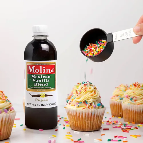 Vista 4 de Molina Mezcla de Vainilla 16.6 onzas líquidas (500ml)
