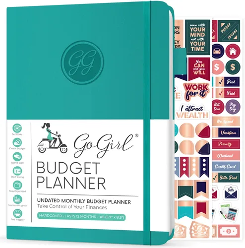 Vista 22 de GoGirl Planificador de Presupuesto – Organizador Mensual de Planificación Financiera, Libro de Presupuesto. Cuaderno de Seguimiento de Gastos, Negro