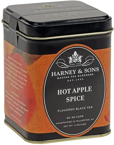 Vista 25 de Harney & Sons Té suelto Black Cask en lata, Bourbon, 4 oz