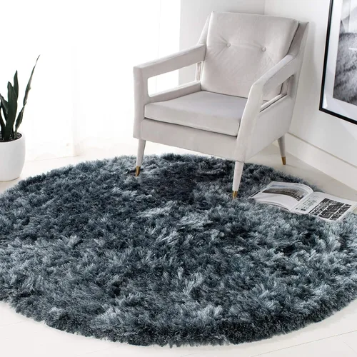 Vista 7 de SAFAVIEH Ocean Shag Collection - Alfombra decorativa, 2 x 3 pies, marfil, hecha a mano, sólida, 2.4 pulgadas de grosor, ideal para zonas de alto