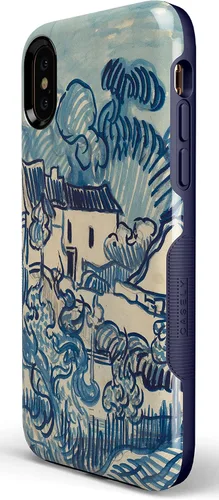 Vista 136 de Casely Funda para iPhone Xs Max Funda con estampado de festival (solo buenas vibraciones)