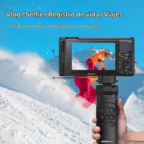 Vista 3 de AODELAN - Trípode inalámbrico con control remoto para Sony