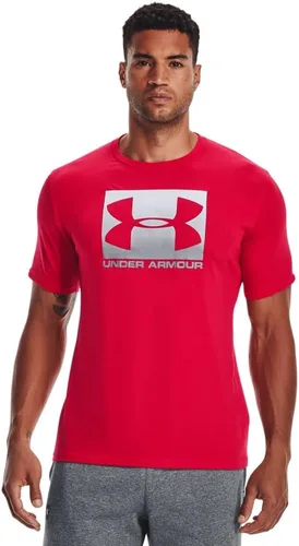 Vista 6 de Under Armour Camiseta UA Boxed Sportstyle para hombre (004) negro/amarillo de alta visibilidad