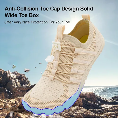 Vista 5 de XIHALOOK - Zapatos deportivos de senderismo para mujer y hombre, de secado rápido, para playa, caminar, kayak, surf, entrenamiento