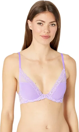 Vista 69 de Natori - Sujetador de encaje para mujer con inmersión, diseño de plumas Cafe