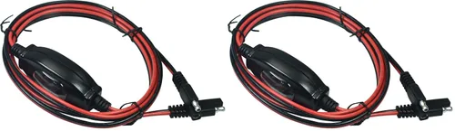 Vista 6 de FILSHU - Cable de extensión SAE 16 AWG, arnés de cables 12V-24V CC con interruptor de encendido/apagado, cable de acción rápida