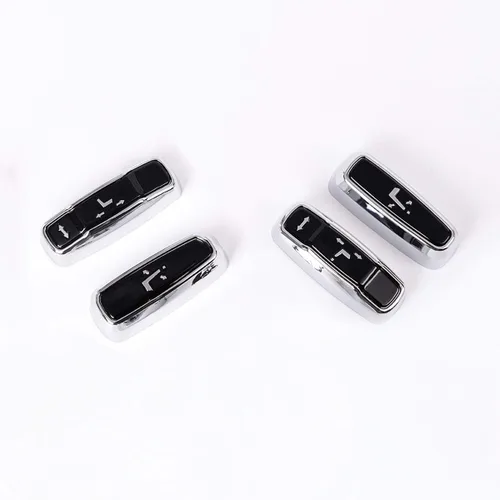 Vista 7 de YIWANG ABS 4 piezas de ajuste de asiento botón de ajuste accesorios para Land Rover Range Rover Velar 2016-2019, para Land Rover Range Rover