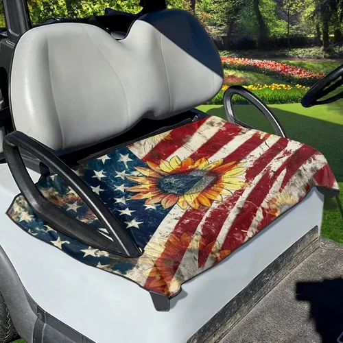 Vista 10 de Fundas de asiento de carrito de golf, toalla de manta de asiento de carrito de golf, cubierta de asiento de carrito de golf para asientos de 2