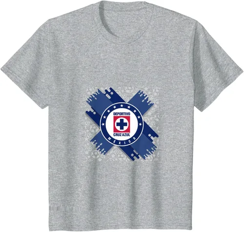 Vista 29 de Camiseta con logotipo de CAZ, Azul / Patchwork, S