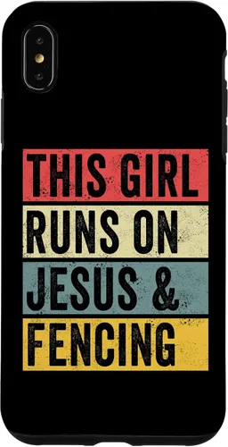 Vista 7 de Funda divertida para iPhone 14 con diseño de perros de Jesús y esgrima, entrenador de esgrima, para papá