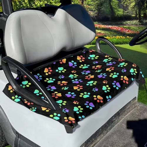 Vista 30 de Funda para asiento de carrito de golf, ligera, ajuste universal, accesorios para carrito de golf, fácil de instalar