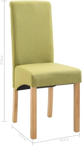 Vista 75 de Dining Chairs 4 Pcs Yellow Fabric,Living Room Dining Chairs,Counter Dining Chairs Suitable for Daily Dining Or Special Events Such As Meetings