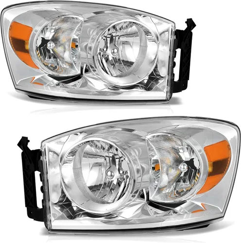 Vista 13 de DWVO Conjunto de faros delanteros de proyector LED DRL compatible con Dodge Ram 1500 2500 3500 de repuesto para Dodge Ram 2006 2007 2008 2009 lado