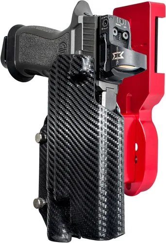 Vista 11 de Funda de competición profesional resistente para Sig P320 tamaño completo, AXG Pro, M17, XFive, DH3, Spectre Comp, P320MAX con X300U-A