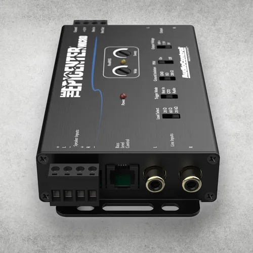 Vista 5 de AudioControl El procesador de restauración de micro graves EPICENTER y convertidor de salida de línea, amplificador de graves compacto de audio