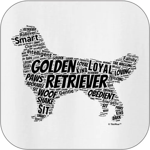 Vista 13 de ThisWear Golden Retriever Word Art - Sudadera con capucha para perro y cachorro