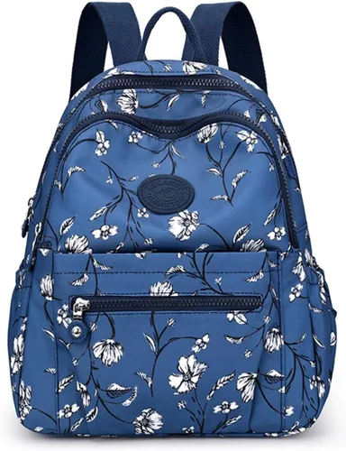 Vista 26 de Tanweibago Mini mochilas de nailon para mujer, mochilas pequeñas de 11L para mujer, mochila ligera casual para mujer, mochila de viaje de compras