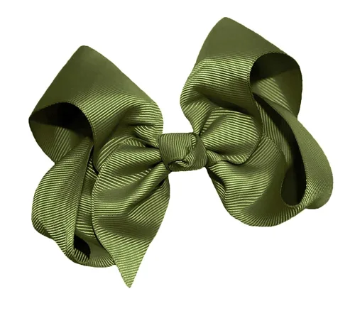Vista 6 de WD2U - Clip de cocodrilo para el pelo de grogrén para niñas, 4 pulgadas (verde manzana)