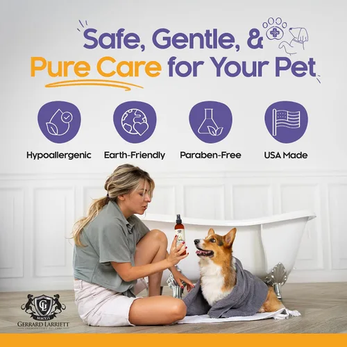 Vista 5 de Aerosol refrescante y brilloso de aromaterapia para mascotas, aerosol para aseo de perros, perfume canino, colonia de perro y eliminador de olor