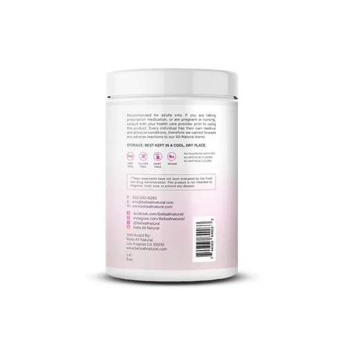 Vista 3 de Bella All Natural Café helado flaco de azúcar morena - 17.64 oz