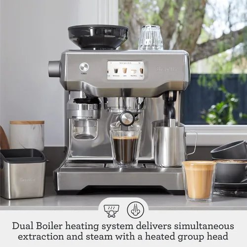 Vista 2 de Breville BES990BTR Oracle Touch - Máquina de café expreso, trufa negra