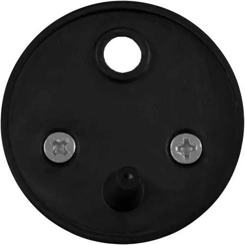Vista 4 de Design House Design House 189134 - Protector de pared para puerta con tapón de goma, color negro mate, 5 unidades, 189134