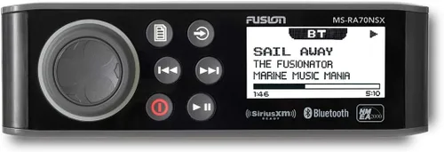 Vista 5 de Fusion MS-RA70NSX - Sistema de entretenimiento marino con mando a distancia inalámbrico, color blanco