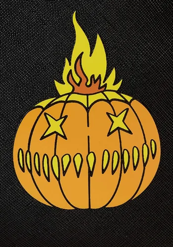 Vista 8 de Loungefly Trick 'r Treat Sam Pumpkin Cosplay Mini Mochila Mochilas de Halloween, Beige Bronceado, Classic