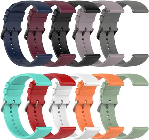 Vista 3 de Correa de silicona compatible con Amazfit GTR 2e, correa de repuesto de liberación rápida para Amazfit GTR 4/GTR 3/GTR 3 Pro/GTR 2e/GTR 2/GTR 1.850