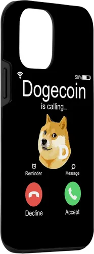 Vista 3 de iPhone 12 mini Dogecoin is Calling Funny Crypto Doge Coin Dog Meme Estuche de regalo