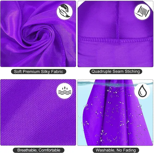 Vista 24 de Premium Durag Pack for Men, Silky Doo Rag for 360 540 720 Waves