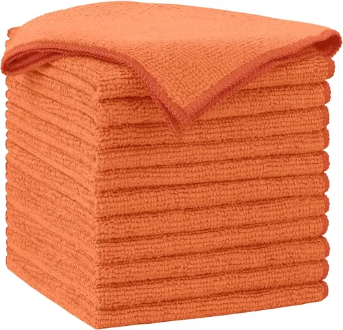 Vista 20 de AIDEA Paquete de 8 paños de limpieza de microfibra, toallas de microfibra suave para automóviles, trapos de limpieza absorbentes, sin pelusas, sin