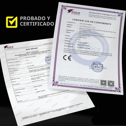 Vista 3 de Medical king Gafas de eclipse solar 2024 con certificación CE e ISO aprobadas 2024 para visión solar directa (paquete de 5)
