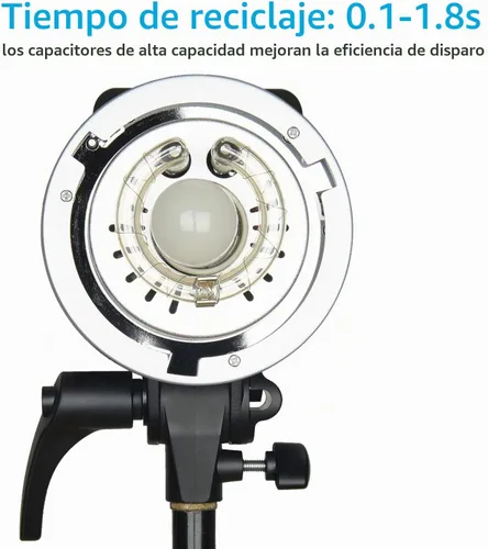 Vista 4 de Godox MS300 MS 300 Studio Flash Strobe, MS300 300W Monolight, montaje Bowens 2.4G Wireless X System,150W Modeling Lamp, 0.1-1.3s Recycle, GODOX