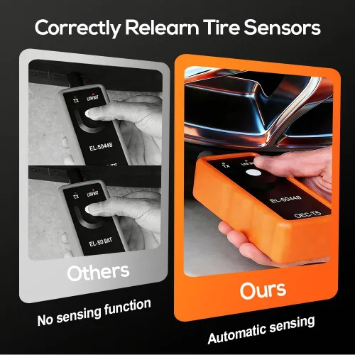 Vista 2 de EL-50448 TPMS Herramienta de reaprendizaje para sensor de neumáticos GM, herramienta de reinicio de activación de sensor de presión de neumáticos