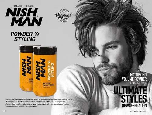 Vista 4 de nishman Serie de polvos para el cabello (0.71 oz., paquete de 2 P1 Hair Styling)