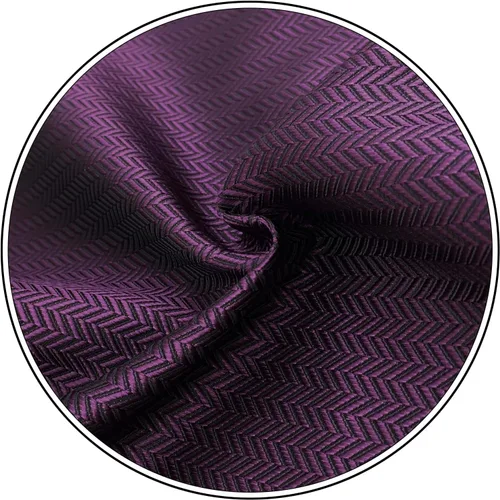 Vista 6 de S&W SHLAX&WING Conjunto de corbata de color sólido y pañuelo de bolsillo para hombre