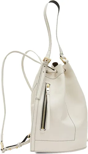 Vista 3 de AllSaints Alpha Leather Salt Lake - Mochila color blanco, Blanco, Mochila de moda