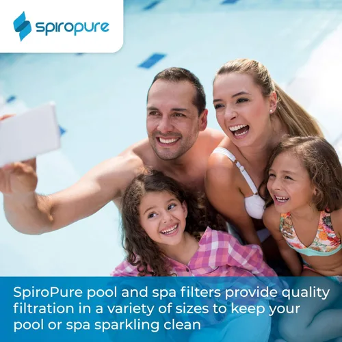 Vista 5 de SpiroPure Reemplazo para Filbur FC-3052 Unicel 8CH-502 Vita Spas PVT50WH Cartucho de repuesto para filtro de piscina de hidromasaje