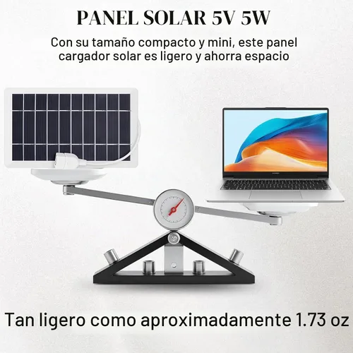 Vista 7 de Cargador de panel solar USB de 5V 5W, kit de panel solar portátil, blanco, 1pcs Blanco 1 pieza