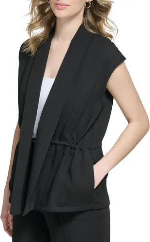 Vista 2 de Calvin Klein Women's Open Cap Sleeve Jacket
