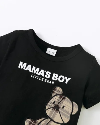 Vista 28 de Conjunto de ropa de verano para bebé y niño, camiseta de manga corta de algodón, pantalones cortos de dinosaurios, conjunto de ropa para niño