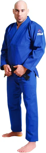 Vista 14 de FUJI Uniforme de Jiu Jitsu Brasileño de Estilo Versátil Todo Terreno Negro (letras negras)