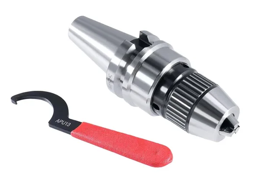 Vista 3 de Accusize Industrial Tools Portabrocas sin llave integral CNC Bt40 de 0-1/2 '', precisión 0.002'', 0222-0990