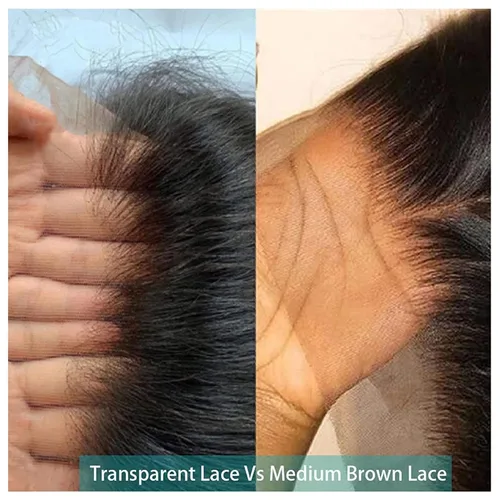 Vista 6 de #2/27 Peluca de cabello humano ondulado natural con encaje frontal transparente HD de 13 x 6 pulgadas, 150 % de densidad, sin pegamento, cabello