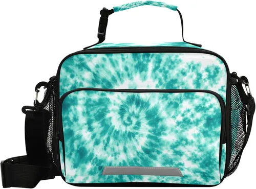 Vista 24 de MNSRUU Bolsa de almuerzo con aislamiento de astronauta espacial para mujeres, lonchera para hombre, con correa ajustable para el hombro, bolsa