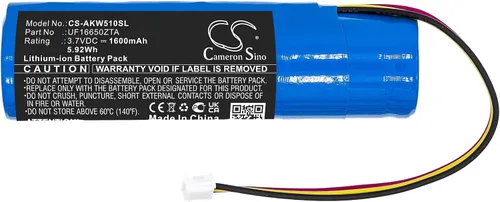 Vista 3 de Batería UF16650ZTA de 1600mAh para AKAI EWI 5000 5000 Solo