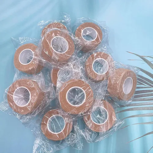 Vista 7 de HerMia 12 rollos de vendaje autoadhesivo de 1 pulgada, vendajes autoadhesivos para esguinces de hinchazón de muñeca y tobillo